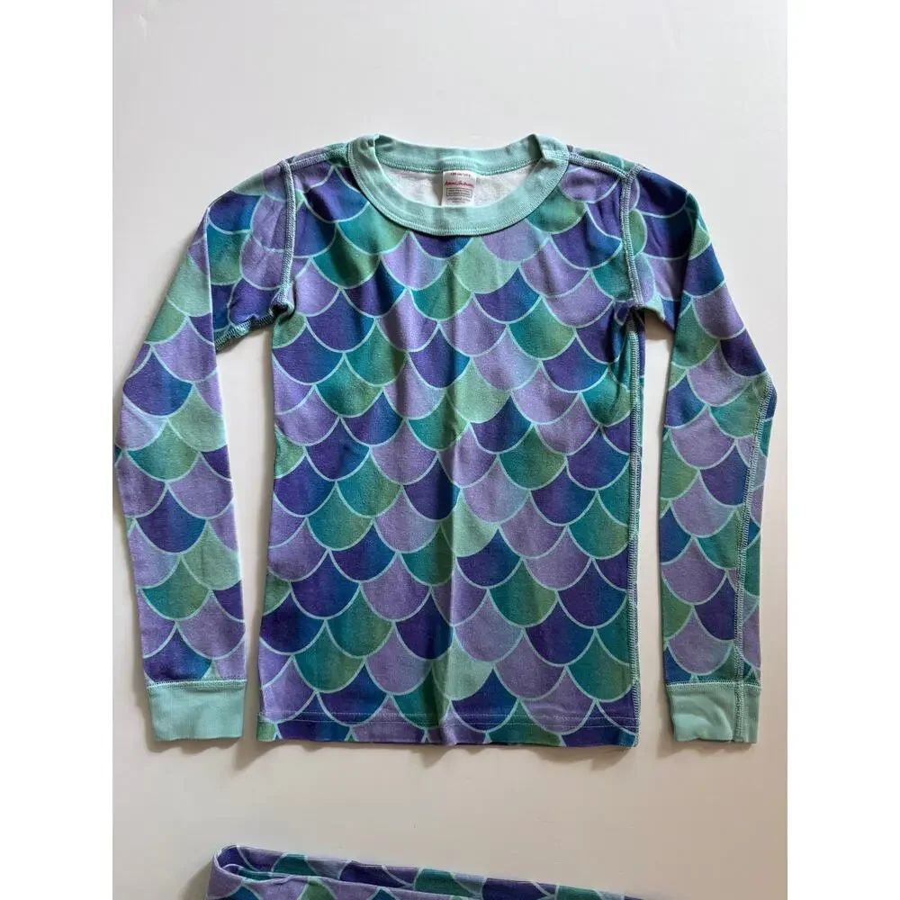 Hanna Andersson organic mermaid scales pajamas